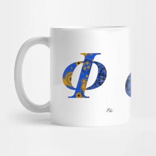 Phi Greek Alphabet Mug